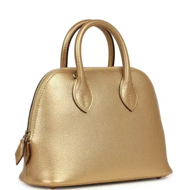 HERMÈS Hermes 1923 Bolide Mini Dore Chevre Chamkilight Permabrass Hardware | Thumbnail 2 HERMÈS Hermes 1923 Bolide Mini Dore Chevre Chamkilight Permabrass Hardware | Thumbnail 2