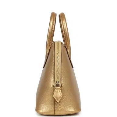 HERMÈS Hermes 1923 Bolide Mini Dore Chevre Chamkilight Permabrass Hardware | Thumbnail 3 HERMÈS Hermes 1923 Bolide Mini Dore Chevre Chamkilight Permabrass Hardware | Thumbnail 3
