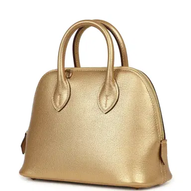HERMÈS Hermes 1923 Bolide Mini Dore Chevre Chamkilight Permabrass Hardware | Thumbnail 5 HERMÈS Hermes 1923 Bolide Mini Dore Chevre Chamkilight Permabrass Hardware | Thumbnail 5