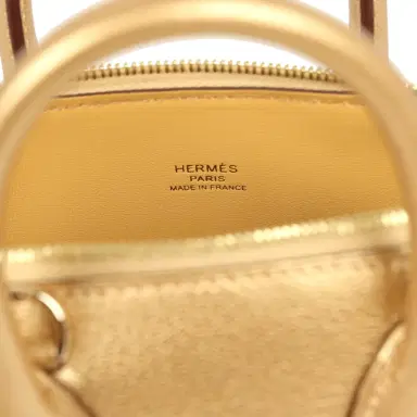 HERMÈS Hermes 1923 Bolide Mini Dore Chevre Chamkilight Permabrass Hardware | Thumbnail 7 HERMÈS Hermes 1923 Bolide Mini Dore Chevre Chamkilight Permabrass Hardware | Thumbnail 7