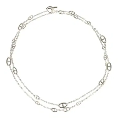 HERMÈS Hermes Farandole Rope Necklace 160cm Sterling Silver Hardware | Thumbnail 2 HERMÈS Hermes Farandole Rope Necklace 160cm Sterling Silver Hardware | Thumbnail 2