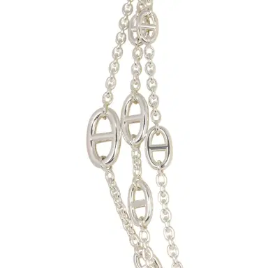 HERMÈS Hermes Farandole Rope Necklace 160cm Sterling Silver Hardware | Thumbnail 3 HERMÈS Hermes Farandole Rope Necklace 160cm Sterling Silver Hardware | Thumbnail 3