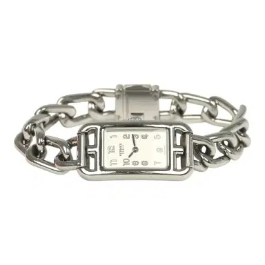 HERMÈS Pre-owned Hermes Nantucket Watch Small Model Stainless Steel | Thumbnail 2 HERMÈS Pre-owned Hermes Nantucket Watch Small Model Stainless Steel | Thumbnail 2