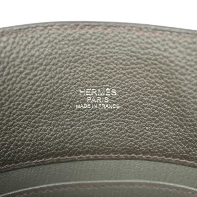 HERMÈS Pre-owned Hermes So Kelly 22 Vert de Gris Togo Palladium Hardware | Thumbnail 9 HERMÈS Pre-owned Hermes So Kelly 22 Vert de Gris Togo Palladium Hardware | Thumbnail 9