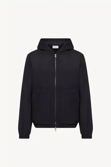 Moncler Flannel Zip-up Hoodie | Thumbnail 2 Moncler Flannel Zip-up Hoodie | Thumbnail 2