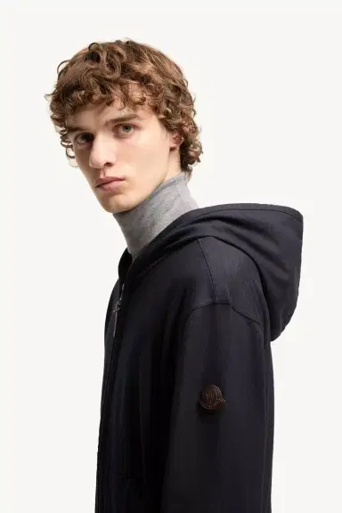 Moncler Flannel Zip-up Hoodie | Thumbnail 4 Moncler Flannel Zip-up Hoodie | Thumbnail 4