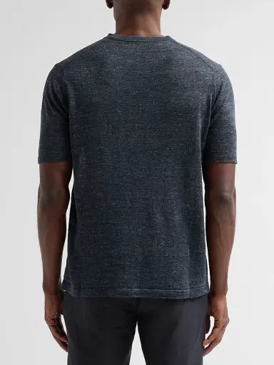 Saks Fifth Avenue Men's Linen Crewneck T-Shirt | Thumbnail 3 Saks Fifth Avenue Men's Linen Crewneck T-Shirt | Thumbnail 3