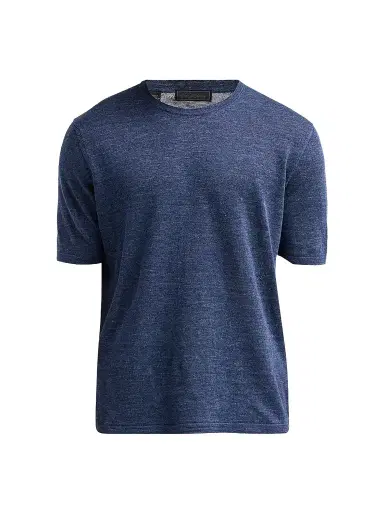 Saks Fifth Avenue Men's Linen Crewneck T-Shirt | Thumbnail 1 Saks Fifth Avenue Men's Linen Crewneck T-Shirt | Thumbnail 1