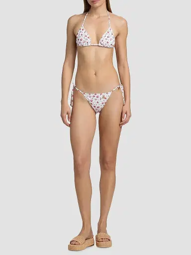 Dolce & Gabbana Women's Rose-Print Triangle Bikini | Thumbnail 2 Dolce & Gabbana Women's Rose-Print Triangle Bikini | Thumbnail 2
