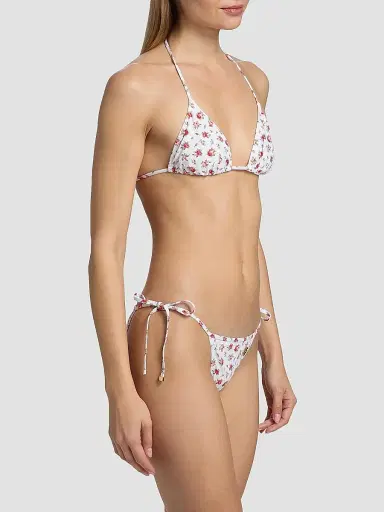 Dolce & Gabbana Women's Rose-Print Triangle Bikini | Thumbnail 4 Dolce & Gabbana Women's Rose-Print Triangle Bikini | Thumbnail 4