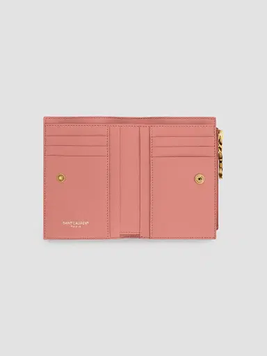 Saint Laurent Women's Cassandre Bijou Bi-Fold Wallet | Thumbnail 2 Saint Laurent Women's Cassandre Bijou Bi-Fold Wallet | Thumbnail 2