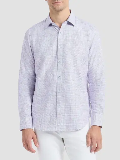 Robert Graham Men's Edison Textured Cotton Shirt | Thumbnail 3 Robert Graham Men's Edison Textured Cotton Shirt | Thumbnail 3