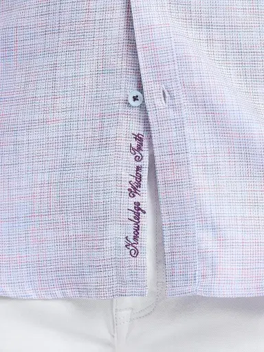 Robert Graham Men's Edison Textured Cotton Shirt | Thumbnail 7 Robert Graham Men's Edison Textured Cotton Shirt | Thumbnail 7