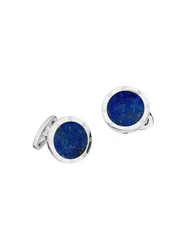 Jan Leslie Men's Sterling Silver & Mother-Of-Pearl Cufflinks | Thumbnail 1 Jan Leslie Men's Sterling Silver & Mother-Of-Pearl Cufflinks | Thumbnail 1