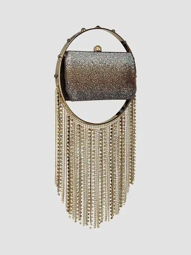 Christian Louboutin Women's Trapeze Evening Clutch | Thumbnail 2 Christian Louboutin Women's Trapeze Evening Clutch | Thumbnail 2