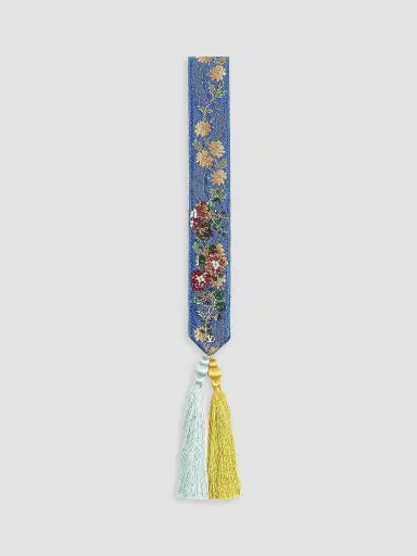 Valentino Women's Embroidered Viscose Bandeau Scarf | Thumbnail 3 Valentino Women's Embroidered Viscose Bandeau Scarf | Thumbnail 3