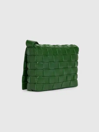 Bottega Veneta Men's Intrecciato Leather Messenger Bag | Thumbnail 3 Bottega Veneta Men's Intrecciato Leather Messenger Bag | Thumbnail 3
