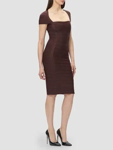 Hervé Léger Women's The Premiere Bandage Midi-Dress | Thumbnail 5 Hervé Léger Women's The Premiere Bandage Midi-Dress | Thumbnail 5