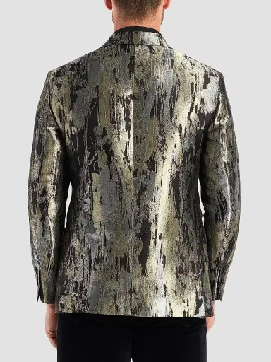 Robert Graham Men's Teagan Metallic Woven Sport Coat | Thumbnail 4 Robert Graham Men's Teagan Metallic Woven Sport Coat | Thumbnail 4