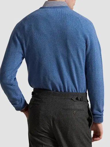 Polo Ralph Lauren Men's Logo-Embroidered Wool Sweater | Thumbnail 3 Polo Ralph Lauren Men's Logo-Embroidered Wool Sweater | Thumbnail 3