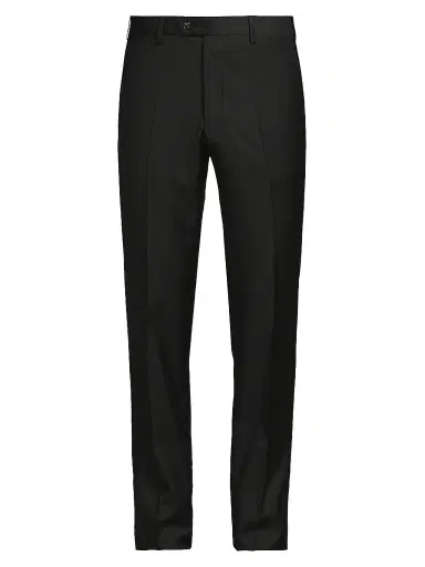 Giorgio Armani Men's Crease-Front Virgin Wool Trousers | Thumbnail 1 Giorgio Armani Men's Crease-Front Virgin Wool Trousers | Thumbnail 1