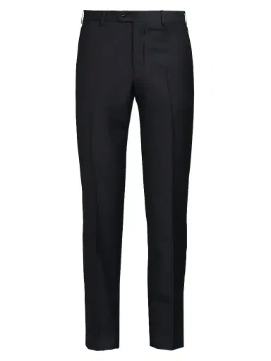 Giorgio Armani Men's Crease-Front Virgin Wool Trousers | Thumbnail 1 Giorgio Armani Men's Crease-Front Virgin Wool Trousers | Thumbnail 1