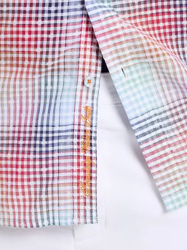 Robert Graham Men's Ligett Gingham Shirt | Thumbnail 7 Robert Graham Men's Ligett Gingham Shirt | Thumbnail 7