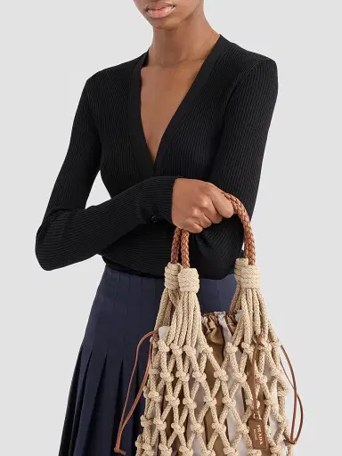 Prada Women's Cotton Cardigan | Thumbnail 4 Prada Women's Cotton Cardigan | Thumbnail 4