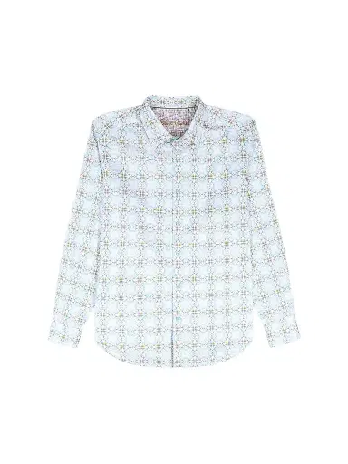 Robert Graham Men's Runnymede Geometric Stretch-Cotton Shirt | Thumbnail 1 Robert Graham Men's Runnymede Geometric Stretch-Cotton Shirt | Thumbnail 1