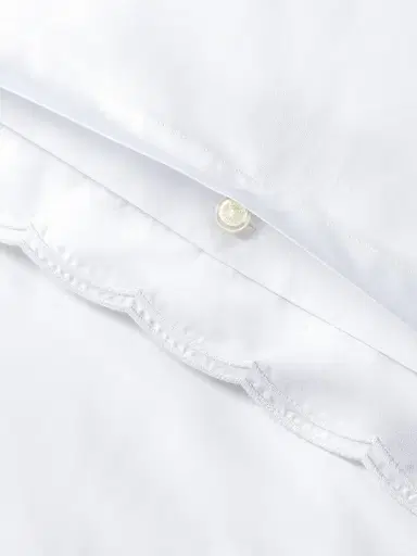 Ralph Lauren Malin Scallop Cotton Sateen Duvet Cover | Thumbnail 3 Ralph Lauren Malin Scallop Cotton Sateen Duvet Cover | Thumbnail 3