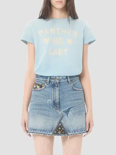 Valentino Women's Printed Cotton T-Shirt | Thumbnail 3 Valentino Women's Printed Cotton T-Shirt | Thumbnail 3