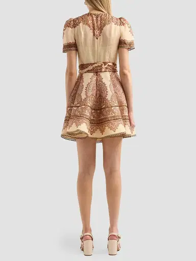 Zimmermann Women's Ascent Picnic Mini Dress | Thumbnail 3 Zimmermann Women's Ascent Picnic Mini Dress | Thumbnail 3