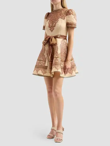 Zimmermann Women's Ascent Picnic Mini Dress | Thumbnail 4 Zimmermann Women's Ascent Picnic Mini Dress | Thumbnail 4