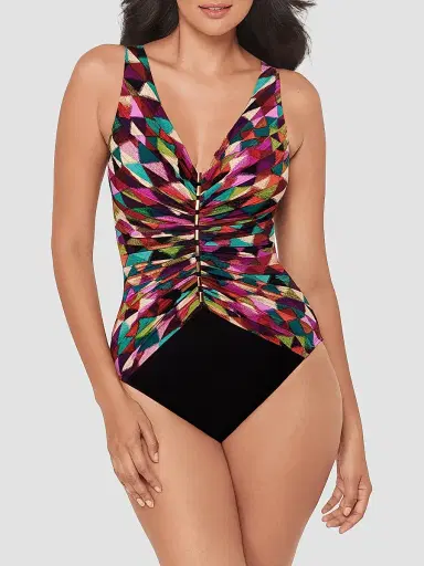 Miraclesuit Swim Women's Farfalle Charmer One-Piece Swimsuit | Thumbnail 2 Miraclesuit Swim Women's Farfalle Charmer One-Piece Swimsuit | Thumbnail 2