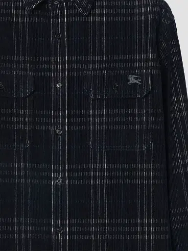 Burberry Men's Cadoc Oversized Corduroy Shirt | Thumbnail 2 Burberry Men's Cadoc Oversized Corduroy Shirt | Thumbnail 2