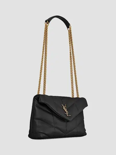 Saint Laurent Women's Puffer Toy Shoulder Bag in Quilted Lambskin | Thumbnail 2 Saint Laurent Women's Puffer Toy Shoulder Bag in Quilted Lambskin | Thumbnail 2