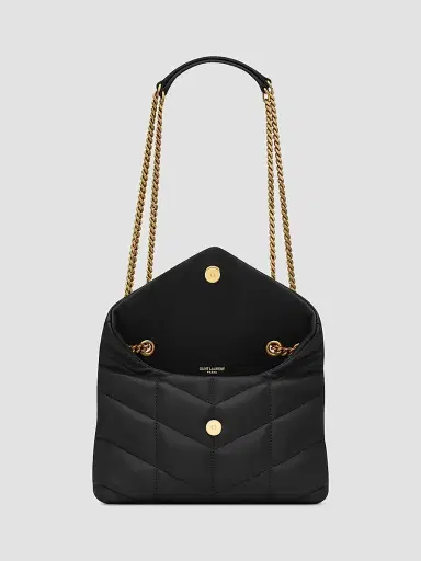 Saint Laurent Women's Puffer Toy Shoulder Bag in Quilted Lambskin | Thumbnail 4 Saint Laurent Women's Puffer Toy Shoulder Bag in Quilted Lambskin | Thumbnail 4