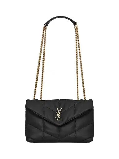 Saint Laurent Women's Puffer Toy Shoulder Bag in Quilted Lambskin | Thumbnail 1 Saint Laurent Women's Puffer Toy Shoulder Bag in Quilted Lambskin | Thumbnail 1
