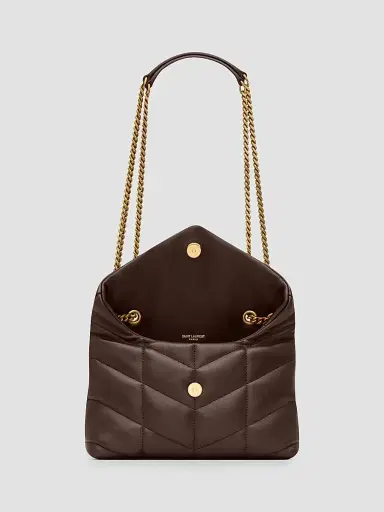 Saint Laurent Women's Puffer Toy Shoulder Bag in Quilted Lambskin | Thumbnail 4 Saint Laurent Women's Puffer Toy Shoulder Bag in Quilted Lambskin | Thumbnail 4