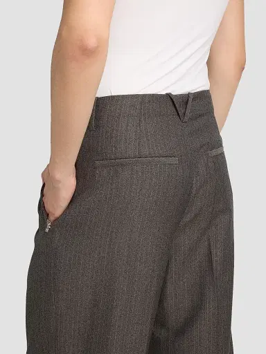 Bottega Veneta Men's Striped Wool-Mohair Trousers | Thumbnail 6 Bottega Veneta Men's Striped Wool-Mohair Trousers | Thumbnail 6