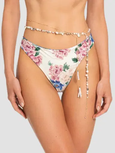 Agua Bendita Women's Radical Sunrise Ilu Reversible Floral Bikini Bottom | Thumbnail 4 Agua Bendita Women's Radical Sunrise Ilu Reversible Floral Bikini Bottom | Thumbnail 4