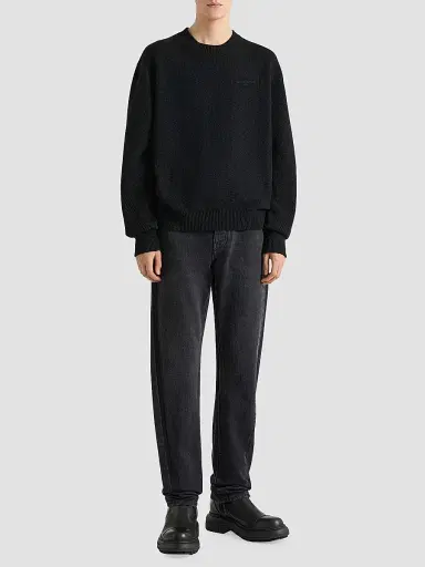 Givenchy Men's Couture Seam Sweater in Wool and Cashmere | Thumbnail 2 Givenchy Men's Couture Seam Sweater in Wool and Cashmere | Thumbnail 2