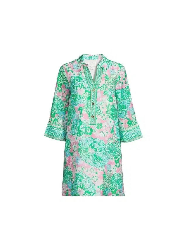 Women's Daphnie Plumes in Bloom Tunic Dress Women's Daphnie Plumes in Bloom Tunic Dress