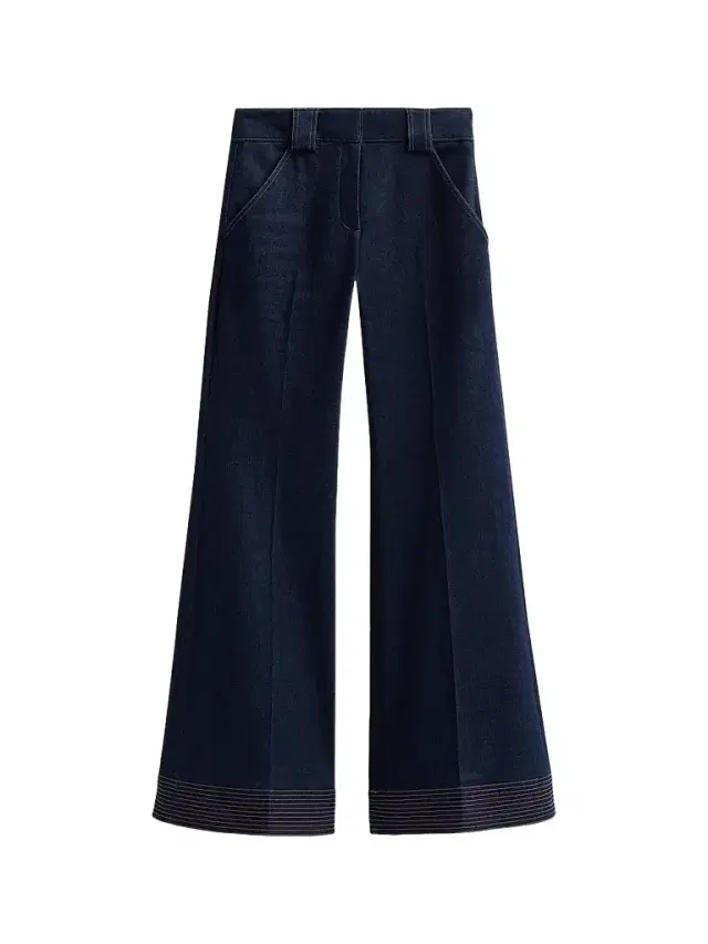 Women's Lancelor Denim High-Rise Wide-Leg Pants Women's Lancelor Denim High-Rise Wide-Leg Pants