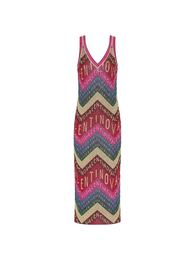 Women's Chevron Lurex Dress Women's Chevron Lurex Dress