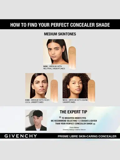 Givenchy Prisme Libre Skin-Caring 24H Hydrating & Correcting Multi-Use Concealer | Thumbnail 5 Givenchy Prisme Libre Skin-Caring 24H Hydrating & Correcting Multi-Use Concealer | Thumbnail 5