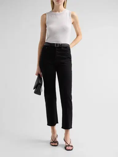 Oscar de la Renta Women's Cropped Wool Twinset Tank | Thumbnail 2 Oscar de la Renta Women's Cropped Wool Twinset Tank | Thumbnail 2