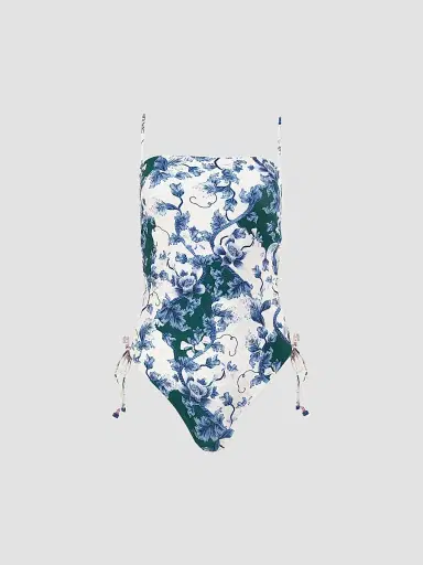 Agua Bendita Women's Posh Ivy Floral Reversible Cut-Out One-Piece Swimsuit | Thumbnail 3 Agua Bendita Women's Posh Ivy Floral Reversible Cut-Out One-Piece Swimsuit | Thumbnail 3