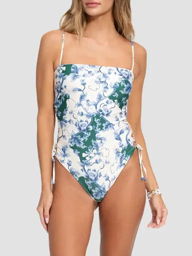 Agua Bendita Women's Posh Ivy Floral Reversible Cut-Out One-Piece Swimsuit | Thumbnail 6 Agua Bendita Women's Posh Ivy Floral Reversible Cut-Out One-Piece Swimsuit | Thumbnail 6