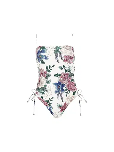 Agua Bendita Women's Posh Ivy Floral Reversible Cut-Out One-Piece Swimsuit | Thumbnail 1 Agua Bendita Women's Posh Ivy Floral Reversible Cut-Out One-Piece Swimsuit | Thumbnail 1